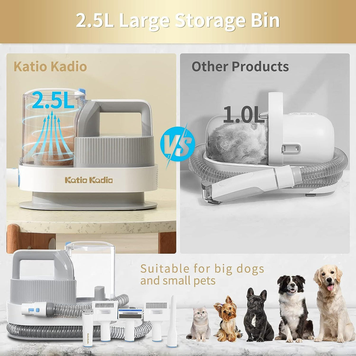 PawPebble 5-in-1 pet grooming system — supplier product photo 4